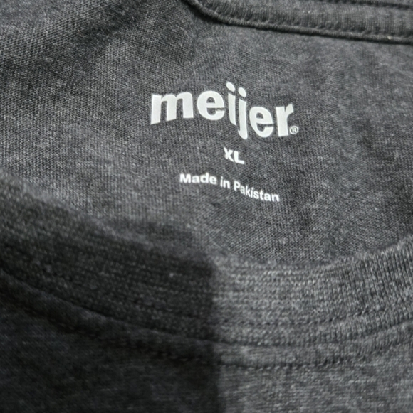 Meijer Grocery Store Stronger Together Work Shirt T-Shirt Size XL 2 Sided - Picture 4 of 6